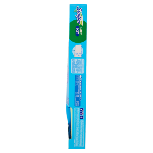 Swiffer Wet Kit Citrus Fresh (1 Scopa Lavapavimenti + 6 Panni Umidi per Pavimenti)