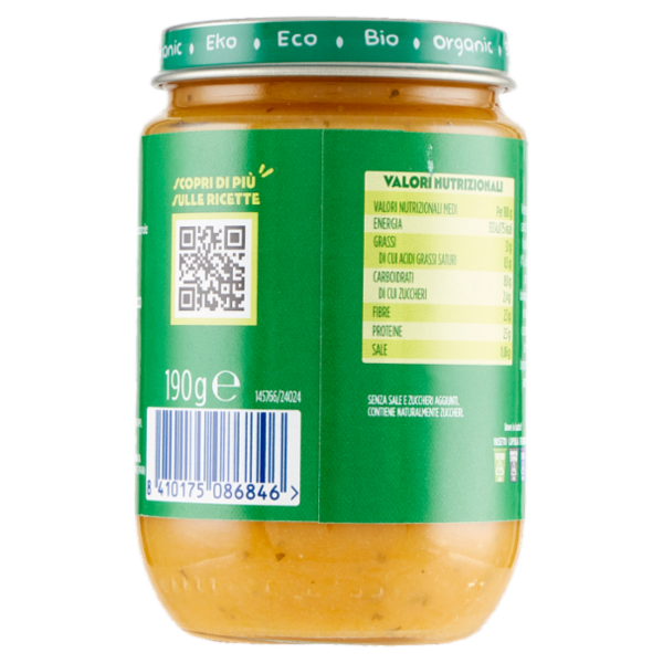 Hero Solo Bio Zucca, Fagioli Bianchi e Vitellone 190 g