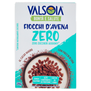 Valsoia Bontà e Salute Fiocchi D'Avena Al Cacao Magro Zero Zuccheri 250 g