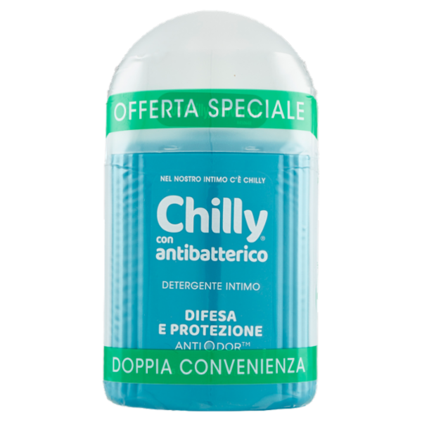 Chilly con antibatterico Detergente Intimo 2 x 200 ml