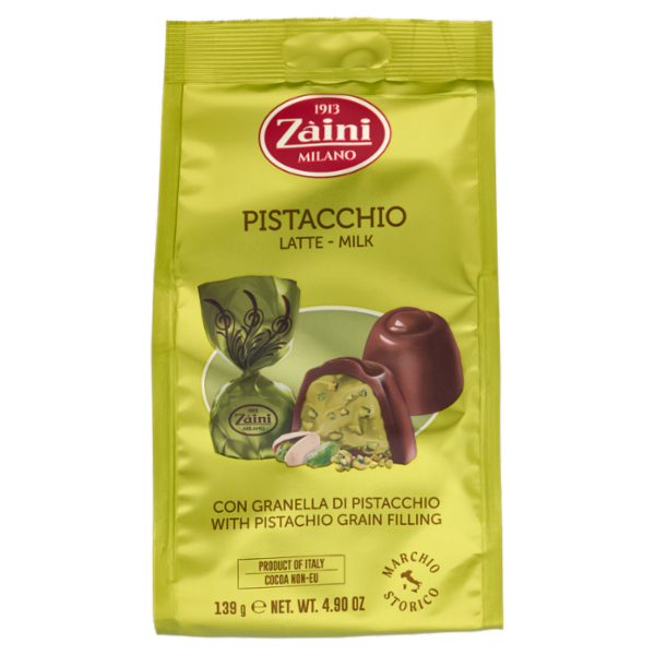 Zàini Pistacchio Latte con Granella di Pistacchio 139 g