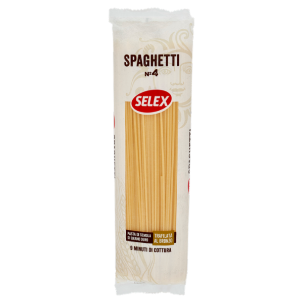 Selex Pasta di Semola Trafilata al Bronzo Spaghetti 500 g