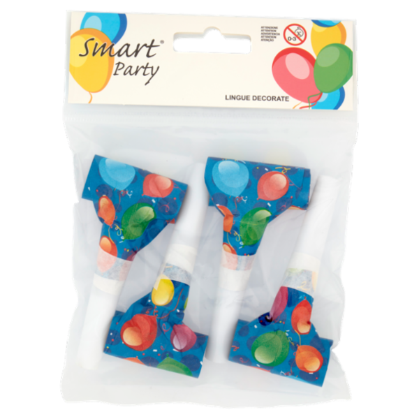 Smart Party Lingue Decorate 4 pz
