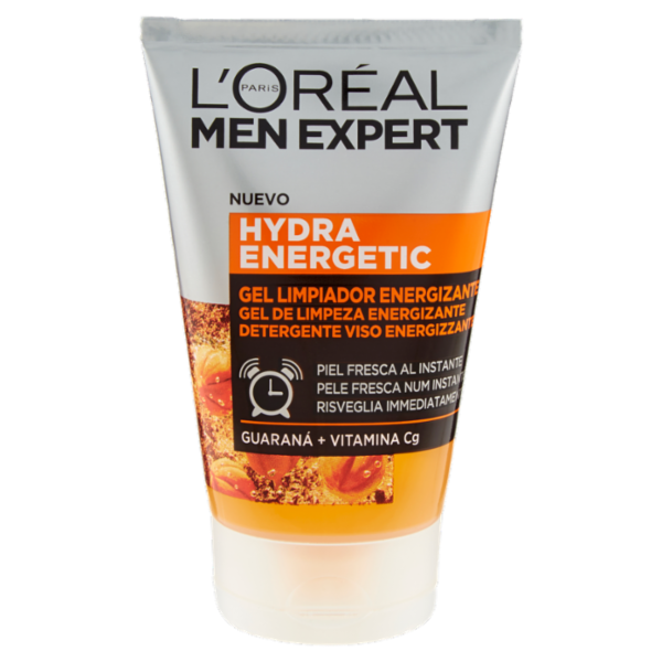 L'Oréal Paris Men Expert Detergente viso energizzante in gel Hydra Energetic, 100 ml