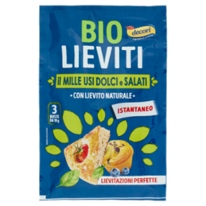 Decori Bio Lieviti Il Mille Usi Dolci e Salati Istantaneo Buste 3 x 18 g