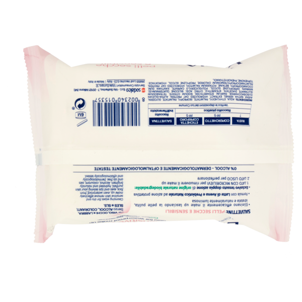 Lycia pro>derma salviettine struccanti con Latte di Avena per Pelli Secche e Sensibili 20 pz