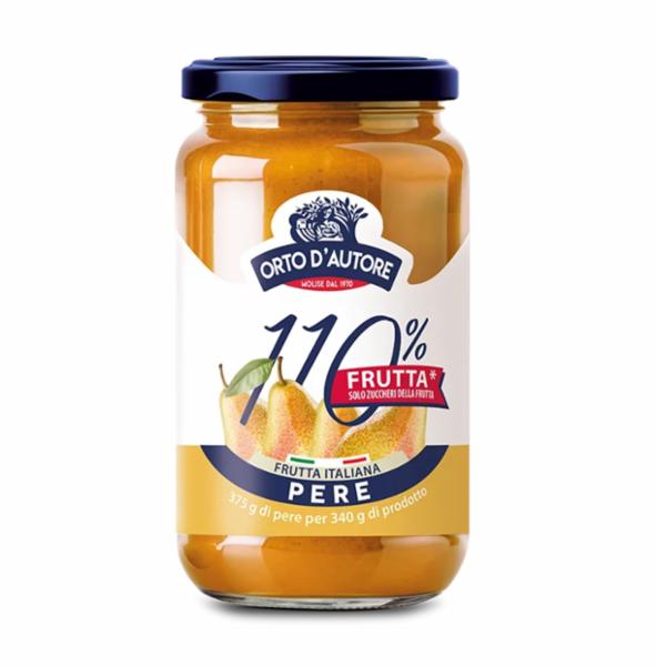 PREPARATO DI PERE 110% FRUTTA ITALIANA ORTO D'AUTORE GR.340