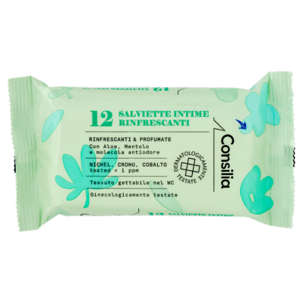 Consilia Salviettine Igiene Intima Rinfrescanti 12 pezzi