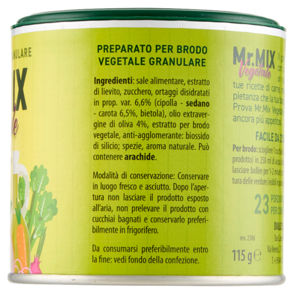 Mr.Mix Insaporitore Granulare Vegetale 115 g