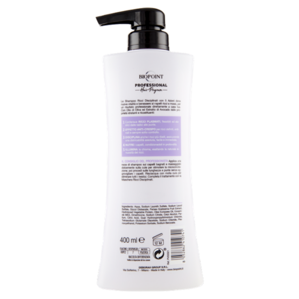 Biopoint Professional Hair Program Shampoo Ricci Disciplinati 400 ml