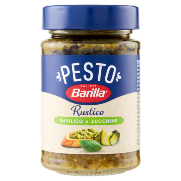 Barilla Pesto Rustico Basilico e Zucchine Pasta e Bruschetta 200 g