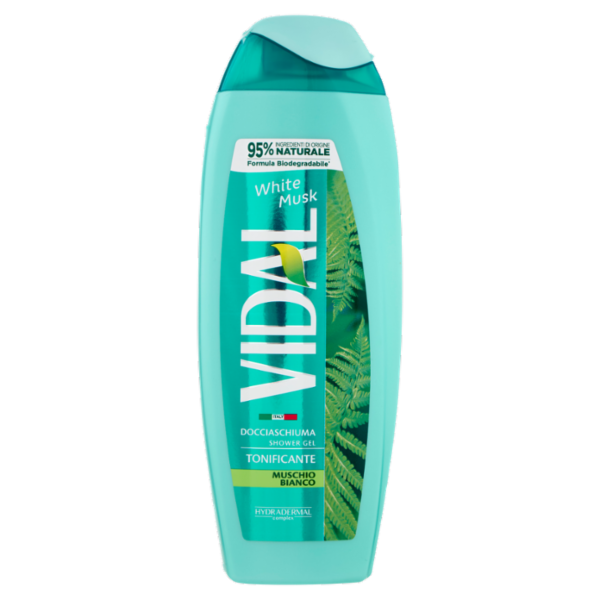 Vidal White Musk Docciaschiuma Tonificante Muschio Bianco 250 ml