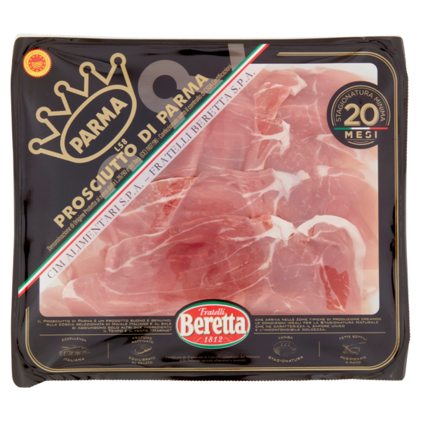 Fratelli Beretta Prosciutto di Parma DOP Stagionatura Minima 20 Mesi 90 g
