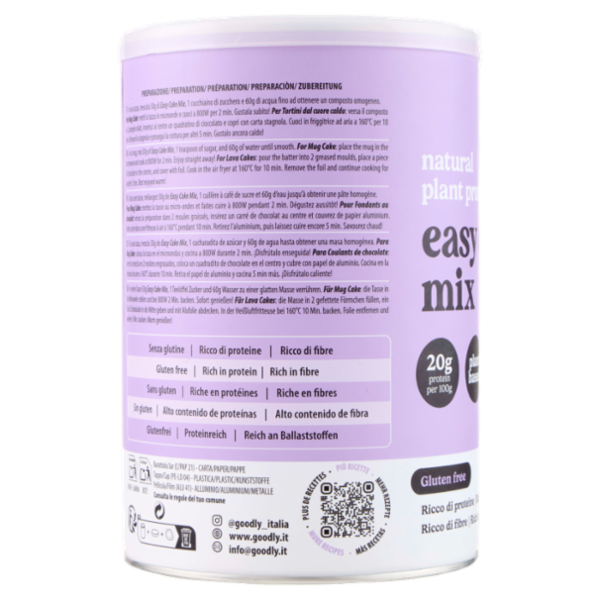 goodly natural plant protein easy cake mix 450 g