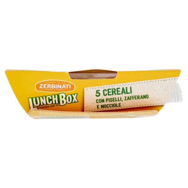 Zerbinati LunchBox 5 Cereali con Piselli, Zafferano e Nocciole 200 g