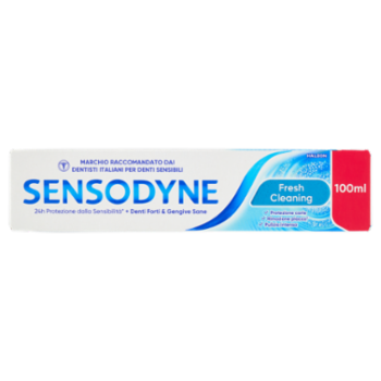 Sensodyne Dentifricio Fresh Cleaning Per Denti Sensibili Con Tripla Azione Di Pulizia 100 Ml