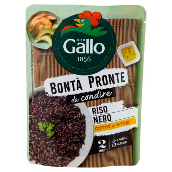 Riso Gallo Bontà Pronte da condire Riso Nero 250 g