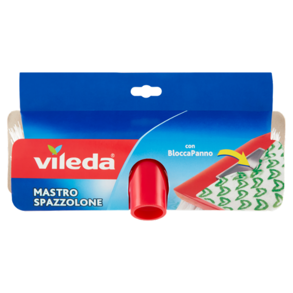 Vileda Mastrospazzolone ricambio con sistema blocca panno