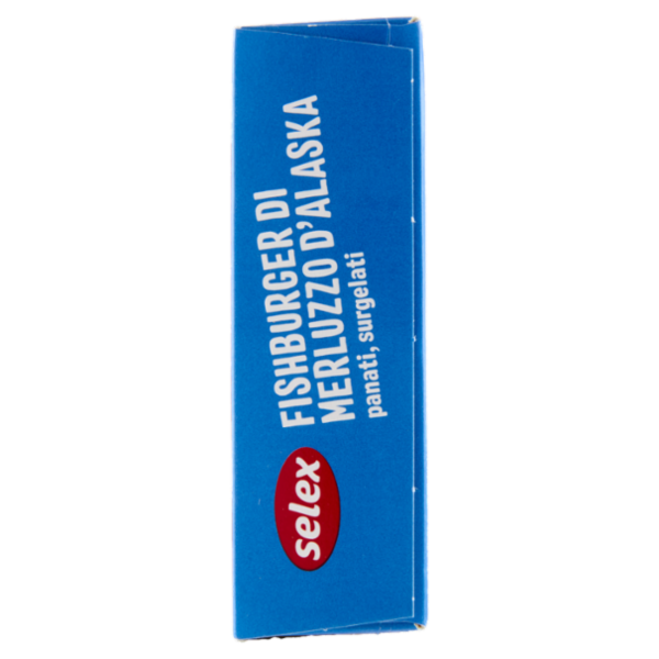 Selex Fish Burger di Merluzzo D'Alaska Panati Surgelati 2x105 g