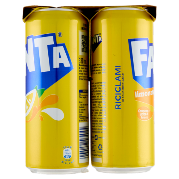 Fanta Lemon Sleek 6 x 33 cl