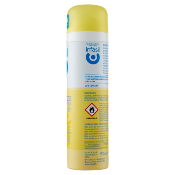 infasil Deospray Freschezza Attiva 48 h 150 ml