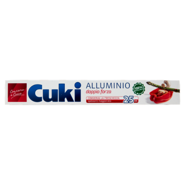 Cuki Conserva e Cuoce Alluminio doppia forza 25 m