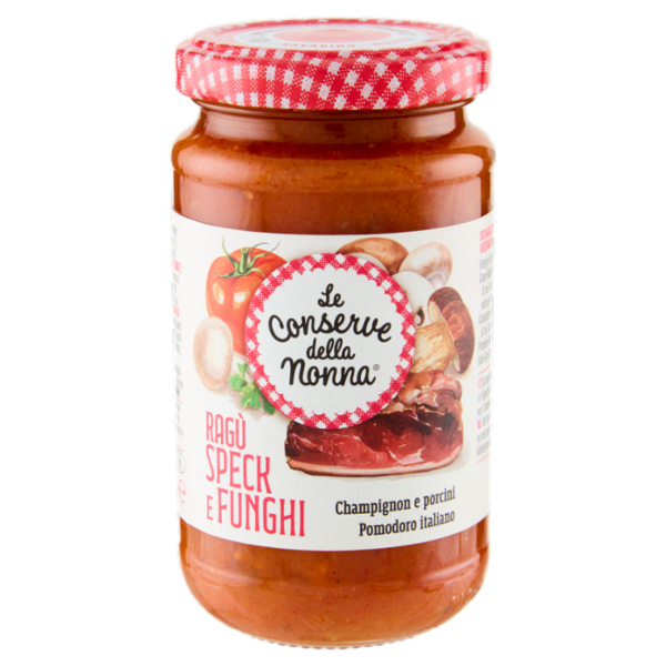 Le Conserve della Nonna Ragù Speck e Funghi 190 g