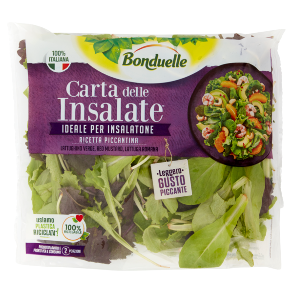 Bonduelle Carta delle Insalate Ricetta Piccantina 100 g