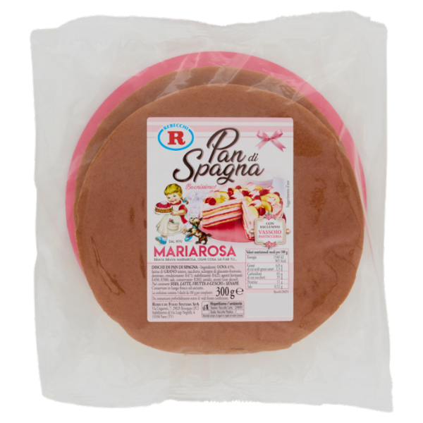 Mariarosa Pan di Spagna 3 dischi 3 x 100 g