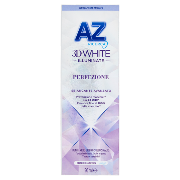 AZ Ricerca Dentifricio 3D White Illuminate Perfezione Sbiancante Avanzato 50 ml