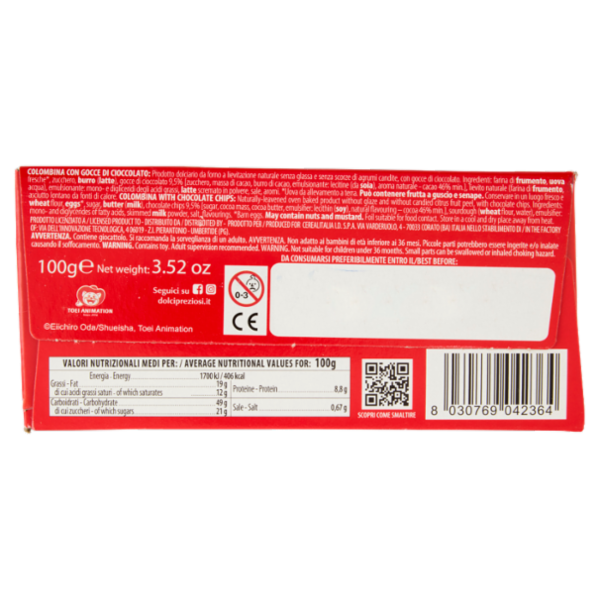 Dolci Preziosi Colombina con Gocce di Cioccolato One Piece 100 g