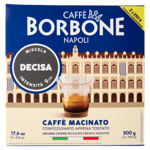 Caffè Borbone Miscela Decisa Caffè Macinato 2 x 250 g