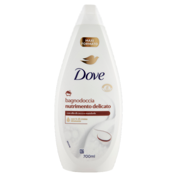 Dove bagnodoccia nutrimento delicato con olio di cocco e mandorle 700 ml