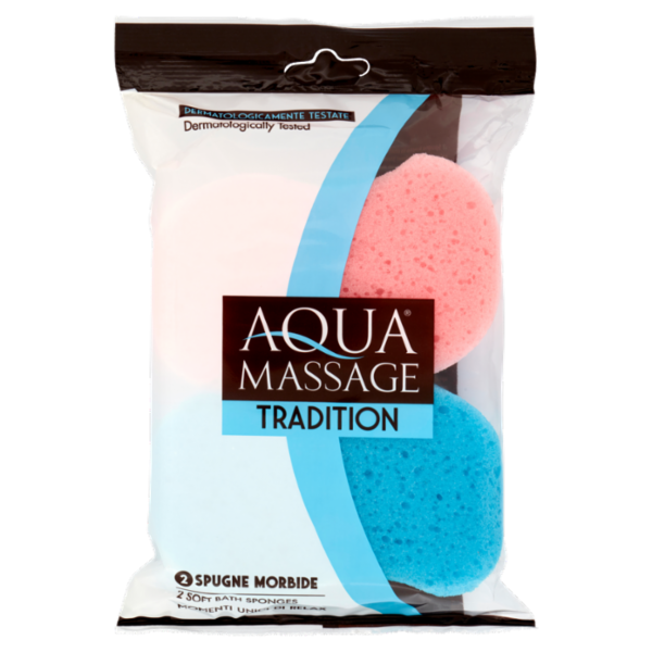 Aquamassage Tradition Spugne Morbide 2 pz