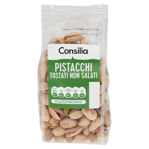 Consilia Pistacchi Tostati e Non Salati 150 g