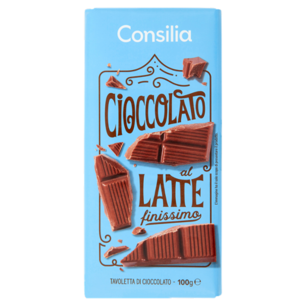 Consilia Cioccolato Finissimo al Latte 100 g