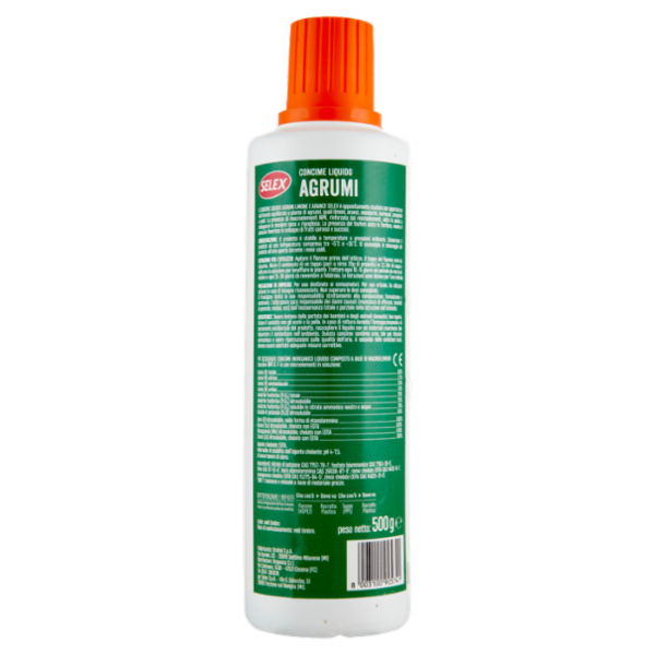 Selex Concime Liquido per Agrumi, Limoni e Arance 500 g