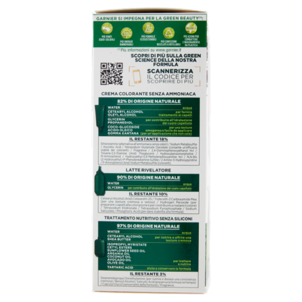 Belle Color Naturals, Colorazione Permanente senza ammoniaca, Castano Scuro Cenere 3.10