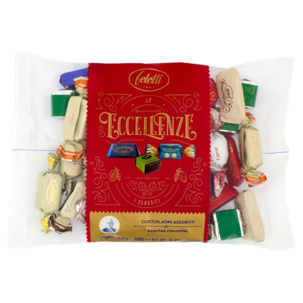 Feletti Busta Rossa le Eccellenze Cioccolatini Assortiti 300 g