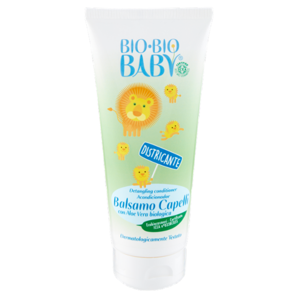 Bio-Bio Baby Balsamo Capelli con Aloe Vera biologica Districante 200 ml