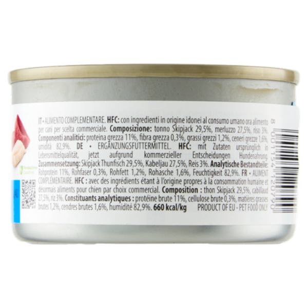 almo nature HFC Natural Tonno SkipJack e Merluzzo 95 g