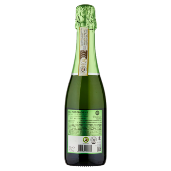 Cantina Produttori di Valdobbiadene Valdobbiadene Prosecco Superiore DOCG Brut Millesimato 375 ml
