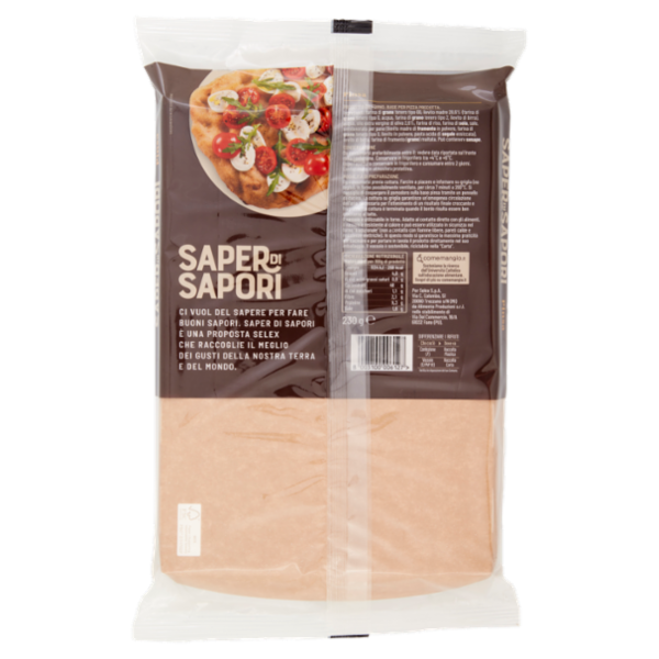 Selex Saper di Sapori Pinsa Base Cotta su Pietra 230 g