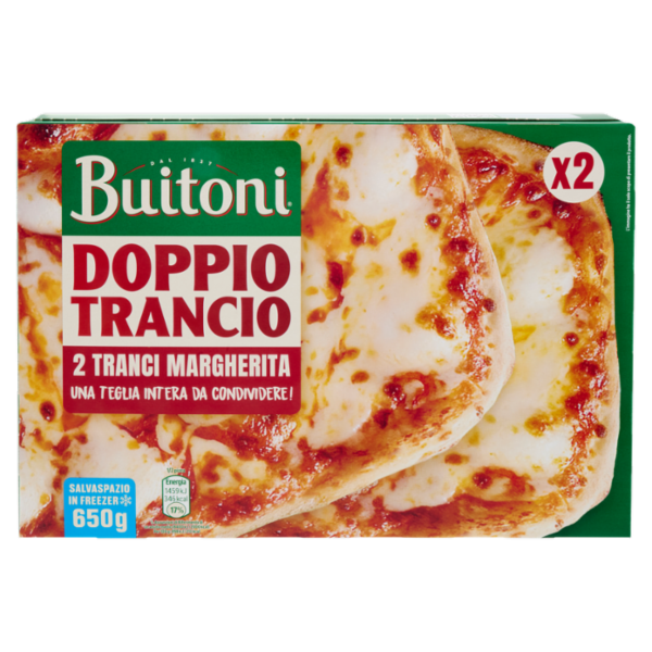 Buitoni Doppio Trancio Margherita 2 Tranci 650g