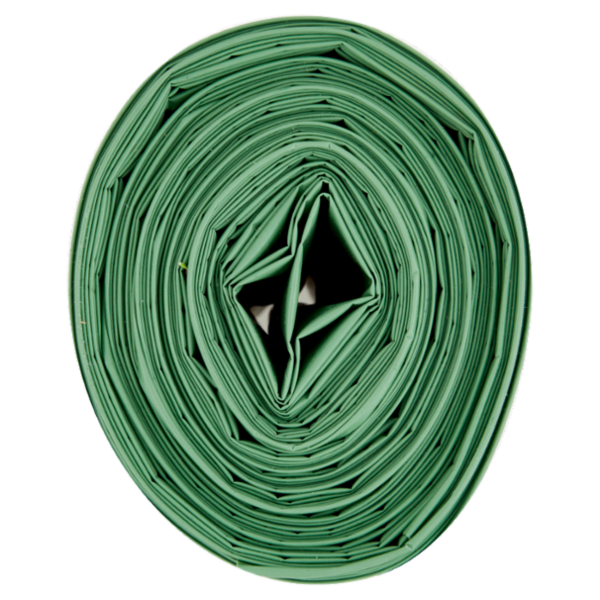 Domopak Spazzy Sacco Verde 100% Riciclato da Post-Consumo con Manici 110 lt 70x120 cm 10 pz