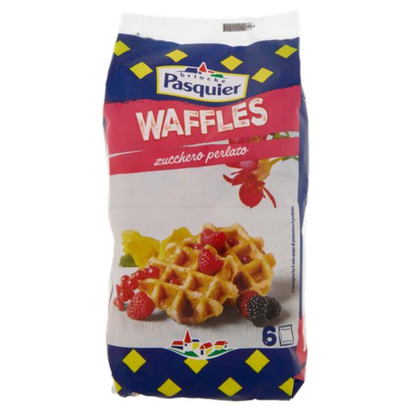 Brioche Pasquier Waffles zucchero perlato 6 x 40 g