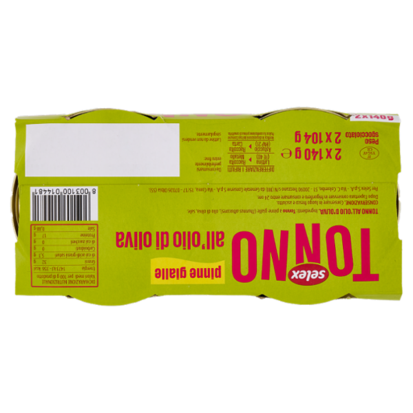 Selex Tonno all'Olio di Oliva 2x140 g