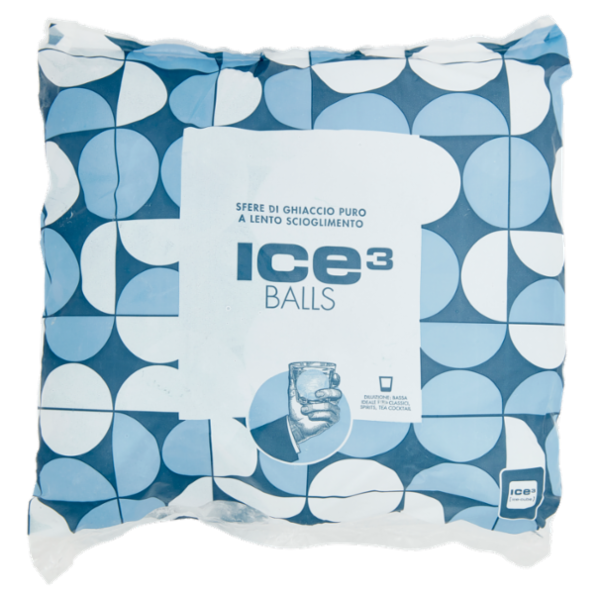 ice cube Ice³ Balls Sfere di Ghiaccio Puro a Lento Scioglimento 1 kg
