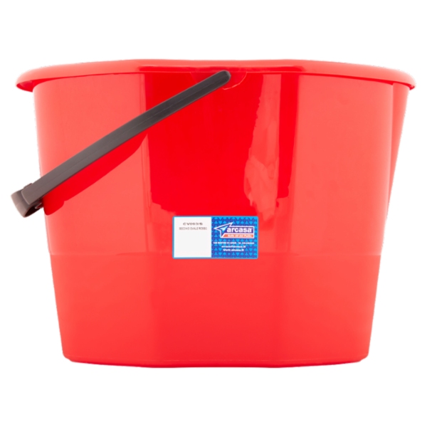 Arcasa Secchio ovale rosso
