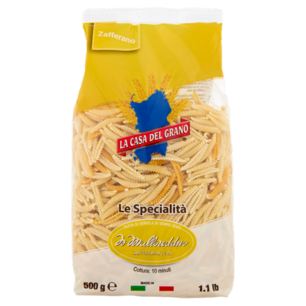 La Casa del Grano Le Specialità i Malloreddus Zafferano Fini 500 g